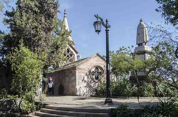 115 - Chile - Santiago de Chile - cerro Santa Lucia - ermita Vicunya Mackenna